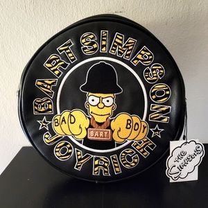 NWT JOYRICH Bart Simpson Purse With Gold Chain